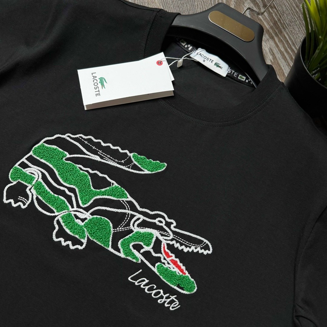 футболка lacoste,лакоста футболка,комплект футболок lacoste,мужская белая футболка lacoste crocodile print