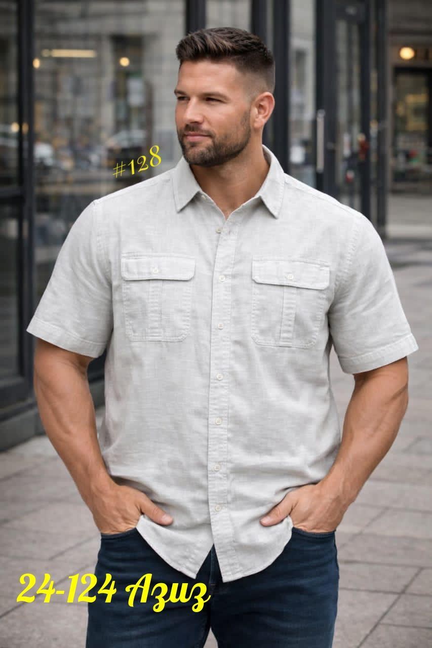 повседневная рубашка,рубашка джинса,рубашка,рубашка мужская джинсовая,рубашка мужская с короткими рукавами