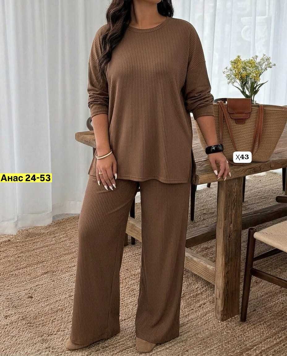 женский костюм лапша,женские костюмы,костюм с брюками,костюм лапша с брюками,женский трикотажный костюм с кофтой и брюками палаццо