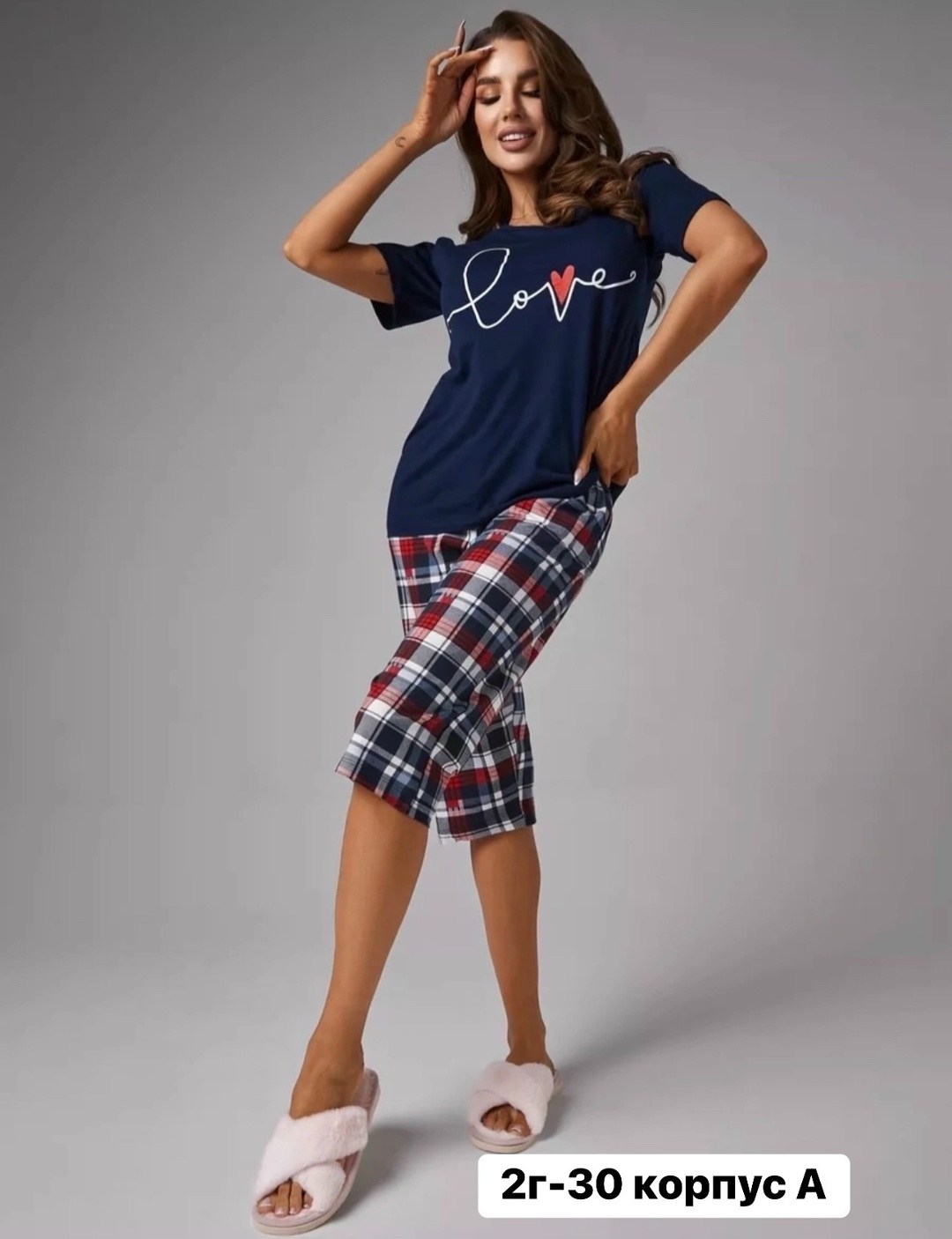 женская пижама,пижама с бриджами домашний костюм,пижама  для дома,пижама с бриджами из хлопка,пижама с бриджами