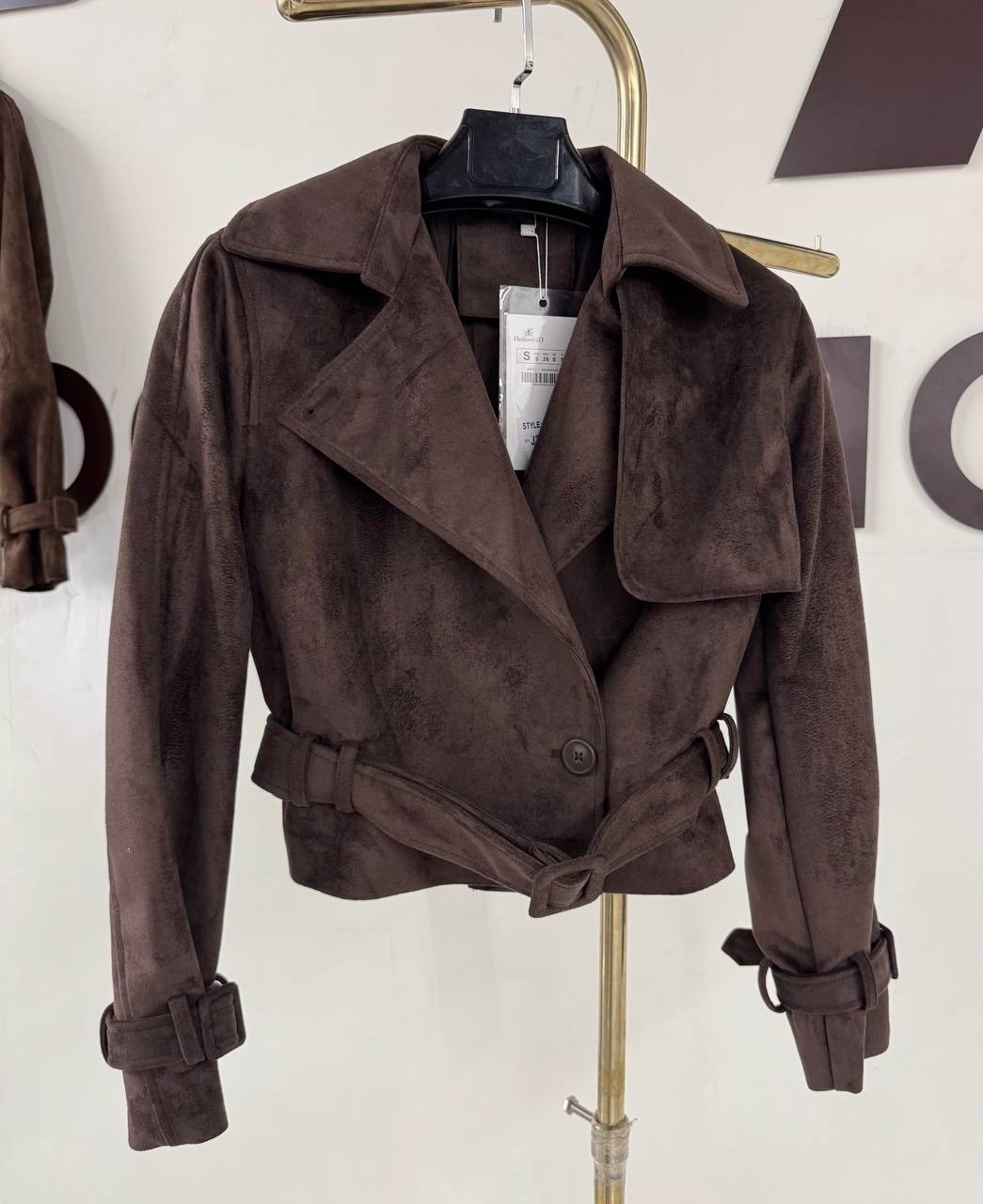 косуха кожаная куртка оверсайз saint shine,куртка косуха замшевая коричневая с поясом tadari,замшевая куртка,куртка женская замшевая,куртка косуха женская оверсайз с поясом коричневая
