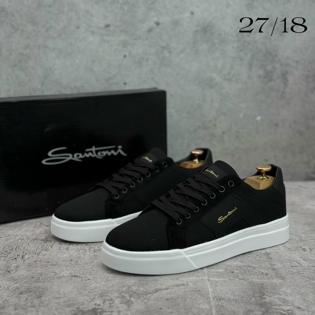 мужские кеды,кеды мужские santoni,,мужская ,кеды кожаные