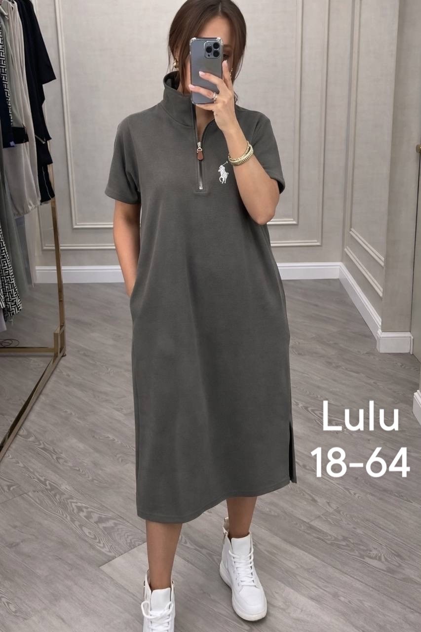 платье,трикотажное платье,спортивное платье женское,платье поло,платье поло миди