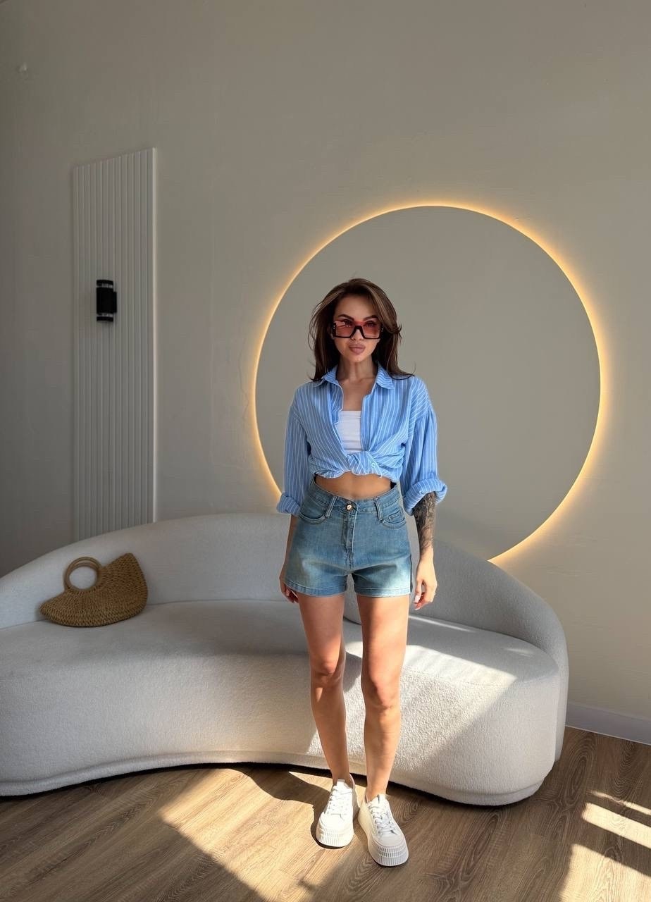 костюм женский летний с шортами и рубашкой,рубашка женская,джинсовые шорты,костюм с шортами рубашкой,джинсовые шорты женские