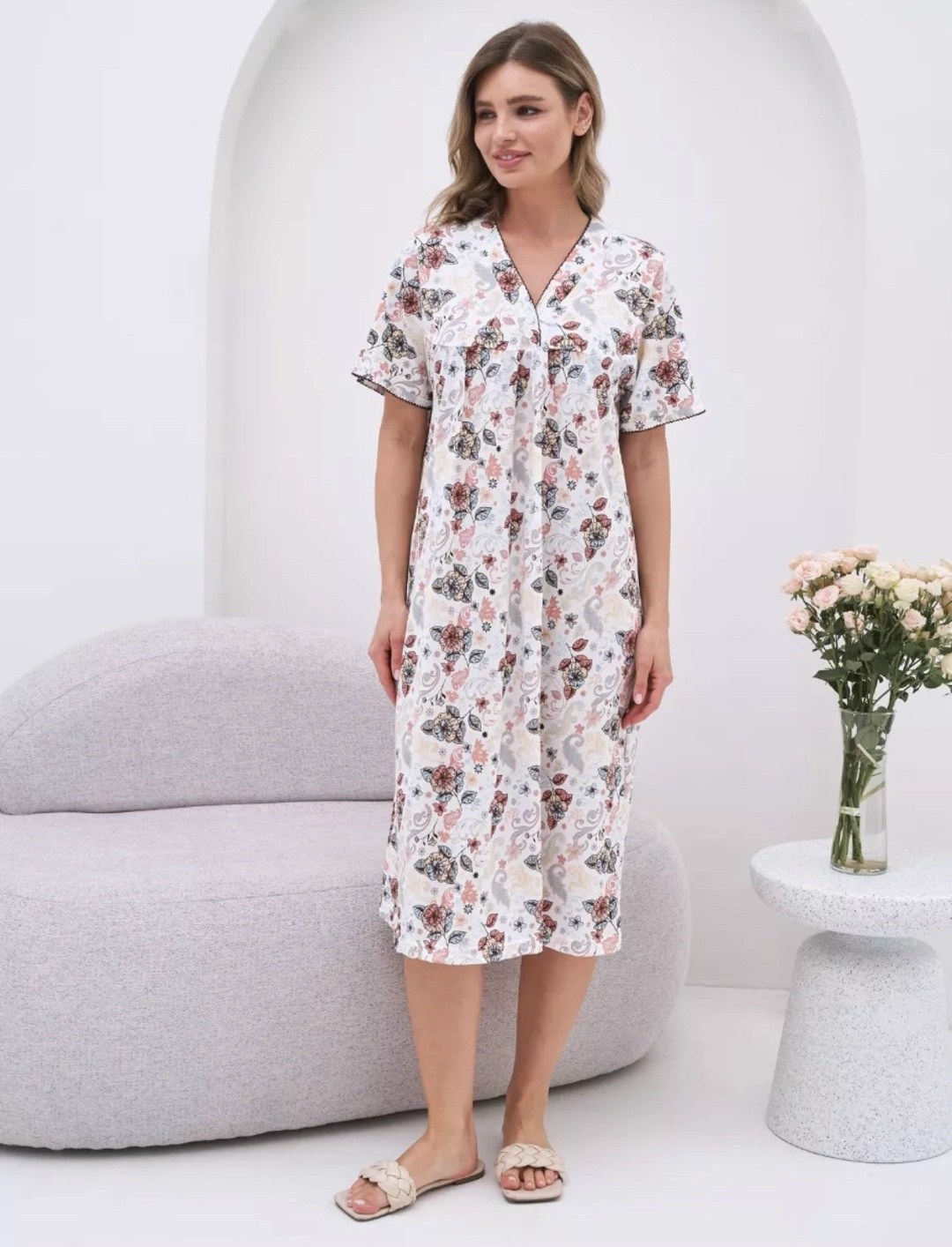 сорочка женская ночная больших размеров,ночная сорочка,ночная сорочка трикотажная хлопок,ночная сорочка трикотажная хлопок redautumn 207284426,женская ночная сорочка