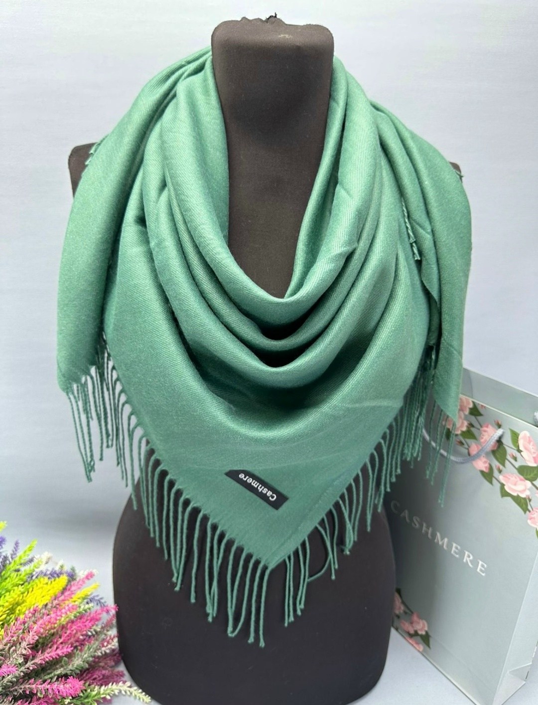 кашемировый платок,платки шарф,красный однотонный платок,платок женский однотонный,платки кашемир