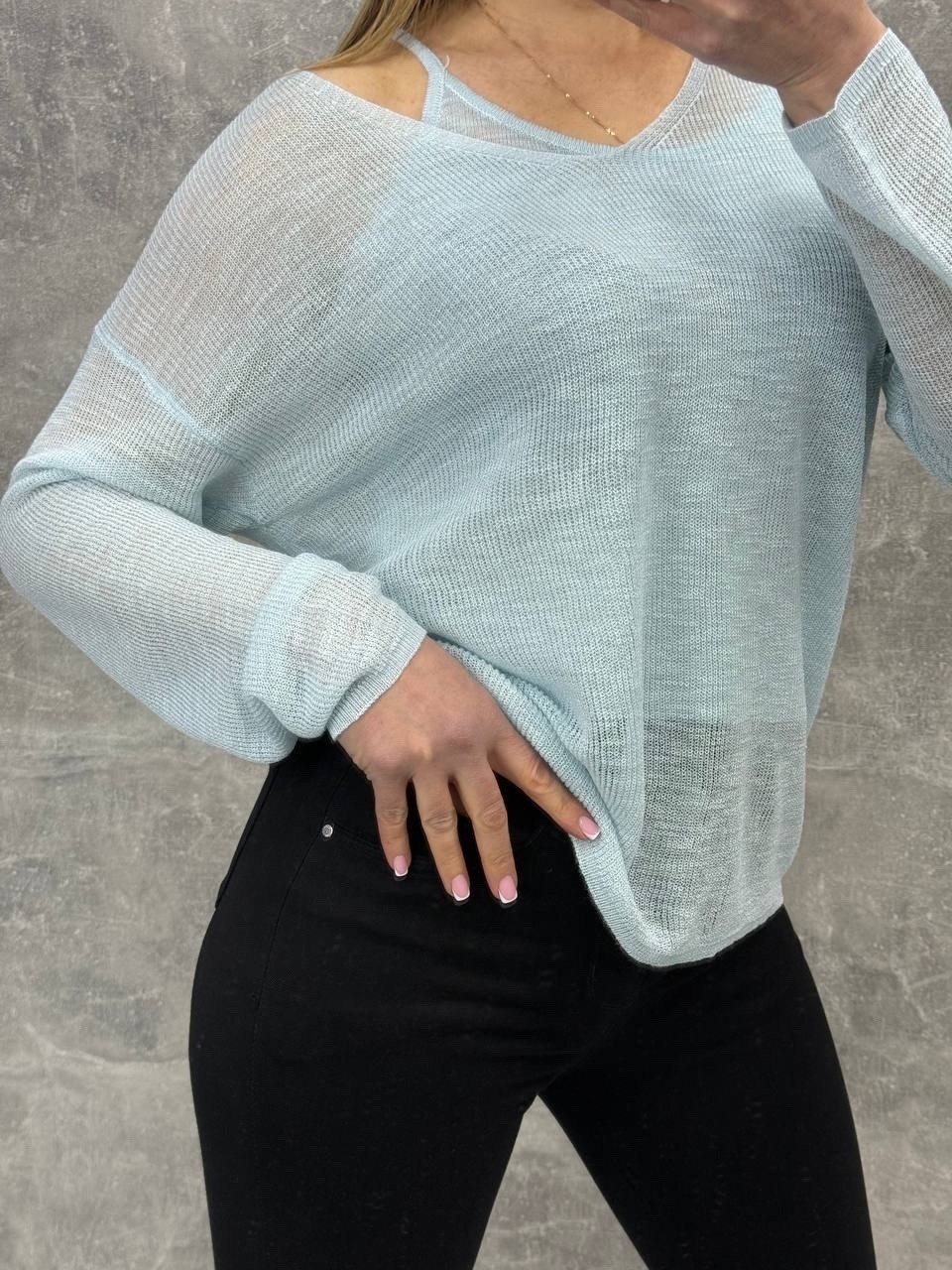 вязаная кофта,джемпер мохеровая паутинка цвета "туман",кофта паутинка,свитер паутинка из мохера,джемпер паутинка тонкий мохер оверсайз