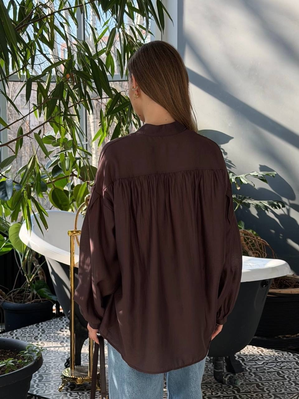 блузка стильная,рубашка женская,рубашка коричневая,блуза,блуза женская