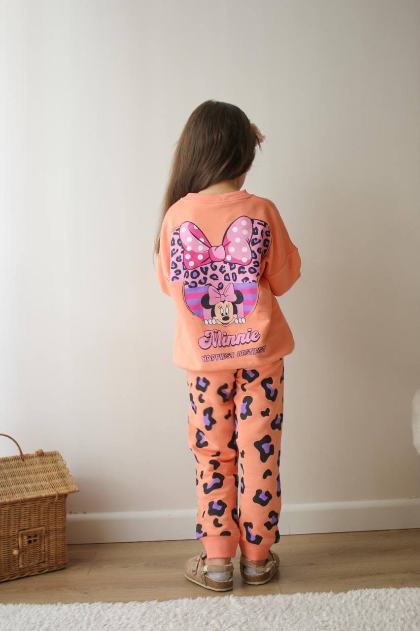 комплект одежды девочке,флисовые костюмы,детский флисовый костюм,детские костюмы,костюм тёплый детский с принтом минни маус mickey collection