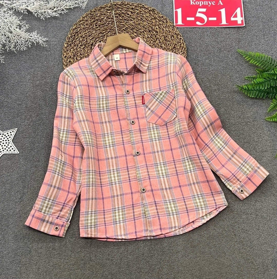 рубашка в клетку для девочек,теплая рубашка в клетку для девочки,детская рубашка в клетку,детская теплая рубашка в клетку,рубашка в клетку для девочки одежда детская