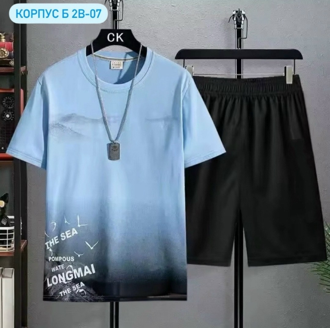 комплект с футболками,костюм спортивный мужской,мужской костюм с шортами,костюм мужской,костюм двойка мужской