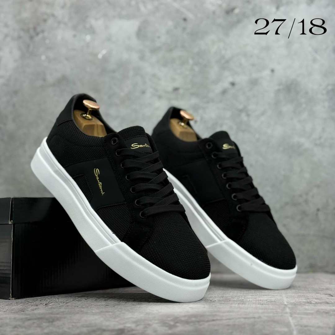 мужские кеды,кеды мужские santoni,,мужская ,кеды кожаные