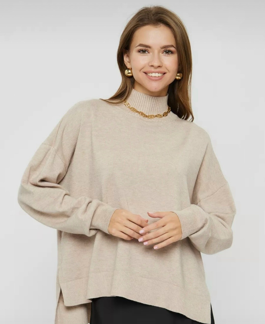 свитер оверсайз теплый,свитер женский оверсайз,джемпер оверсайз,свитер оверсайз теплый бежевый,джемпера женские