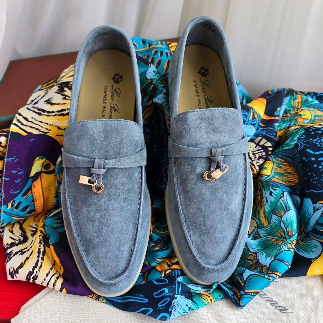 лоферы женские loro piana,женские замшевые серые лоферы loro piana open walk,замшевые лоферы loro piana,лоферы женские замшевые светло-серые лоро пиано,замшевые лоферы