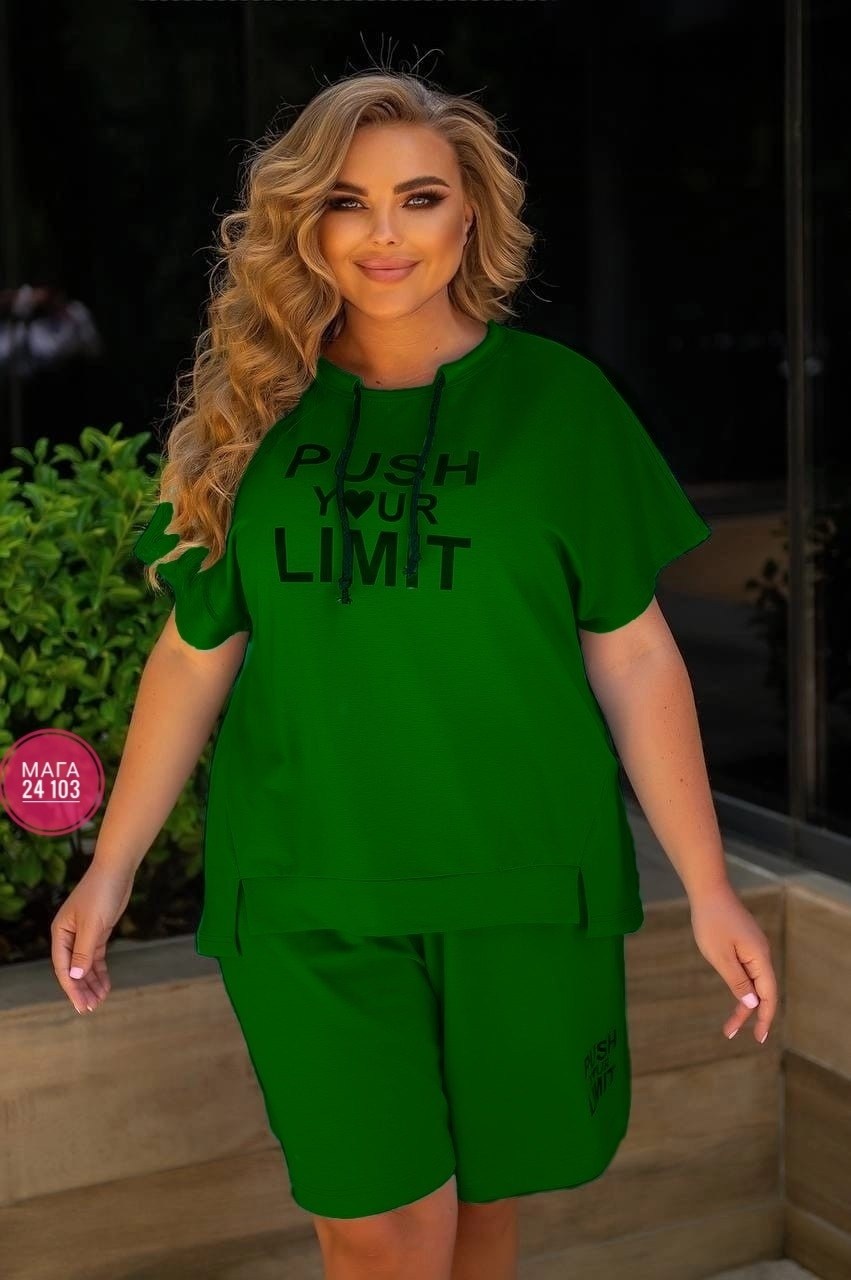 cпортивный костюм больших размеров,летние костюмы,костюм с шортами батал,костюм женский,костюм летний женский