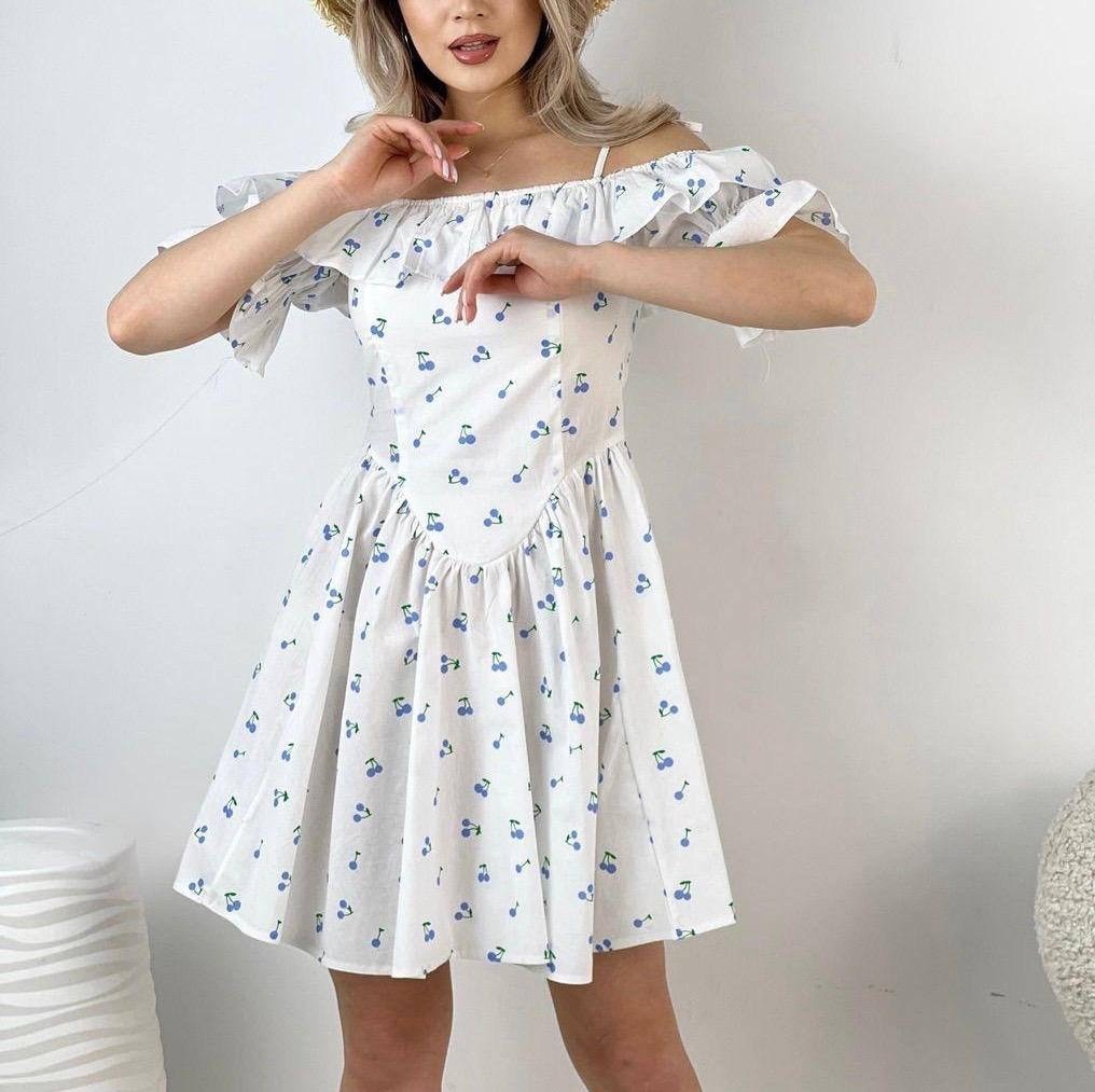 платье крестьянка легкое в цветочек golubkova,платье летнее,платье,летнее женское платье,платье красотка