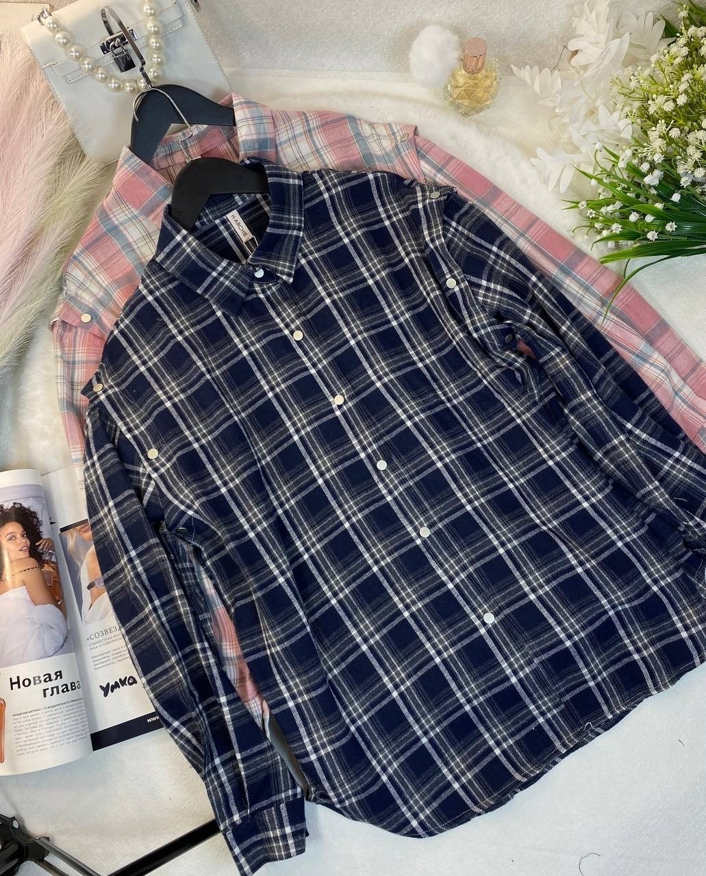 рубашка в клетку женская,рубашка в клетку,рубашка оверсайз в клетку женская,женская рубашка,рубашка в клетку теплая