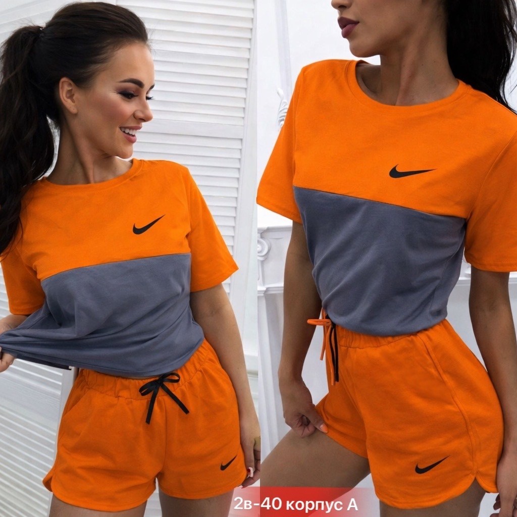 спортивные костюм с шортами,женский спортивный костюм шорты,костюм шорты и футболка найк женская,костюм с шортам,спортивный костюм шорты майка