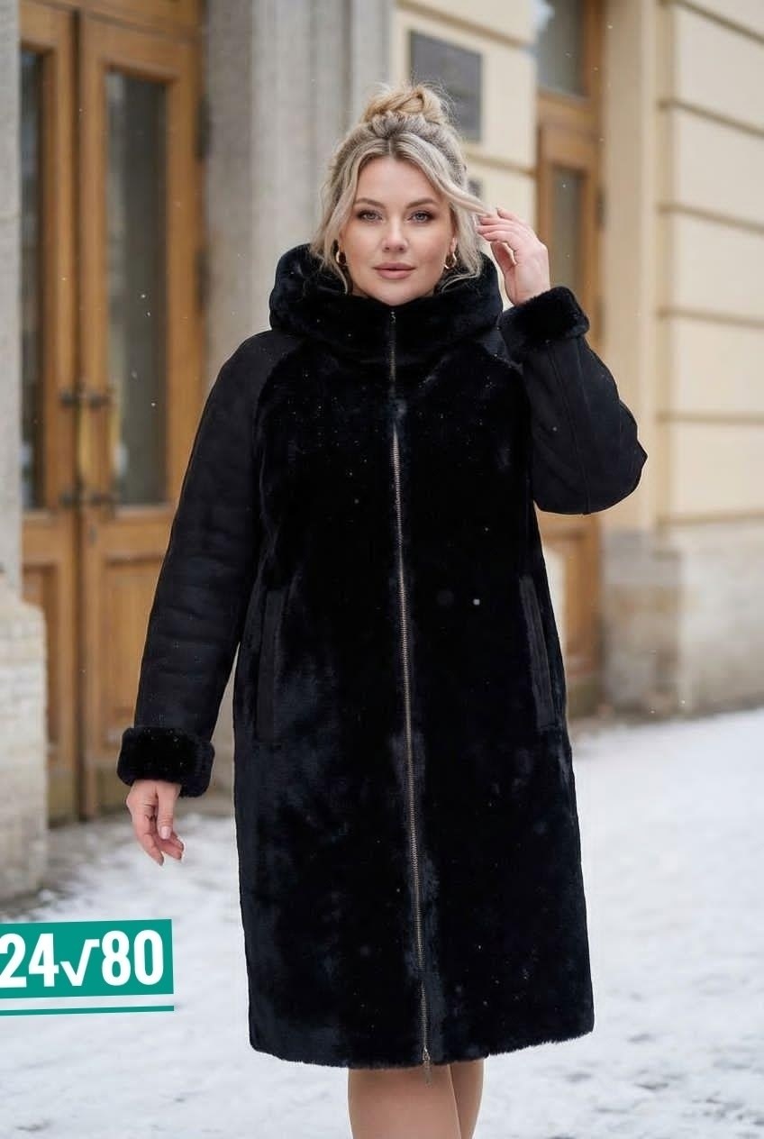 дубленка женская,дубленка из искусственного меха,стильное пальто,пальто комбинированное,пальто