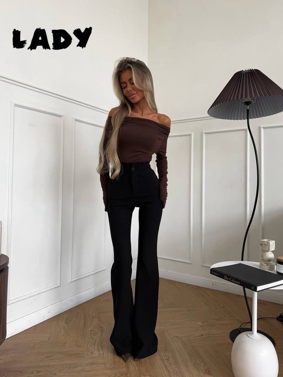 брюки клеш женские с высокой посадкой laouare,брюки клеш классические с высокой посадкой grinkovskaya brand,брюки клеш,женские брюки с высокой талией,брюки женские