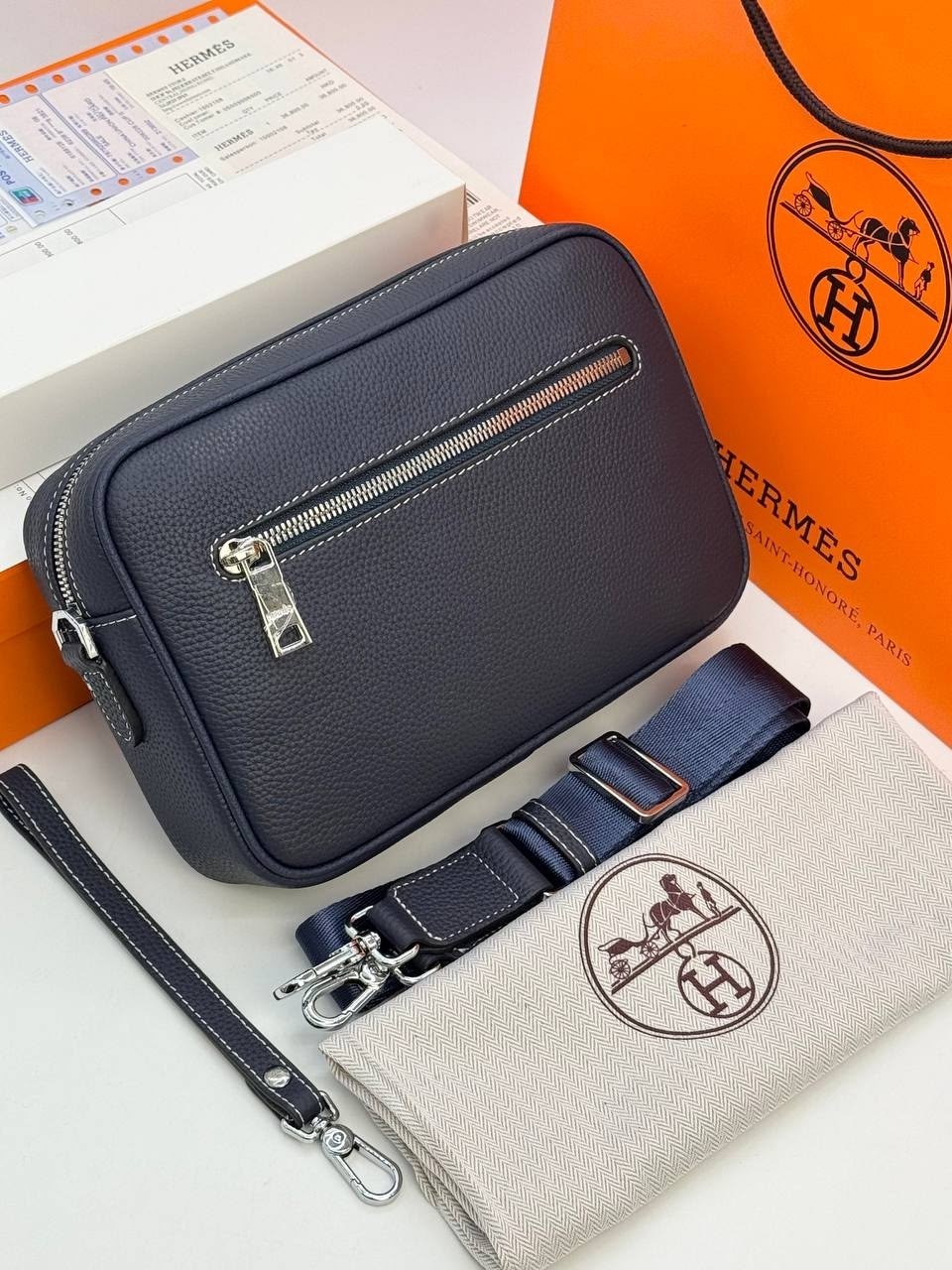 мужская сумка через плечо hermes,мужская сумка hermes,hermes сумка,сумка hermes через плечо,сумка мужская кросс боди hermes синяя