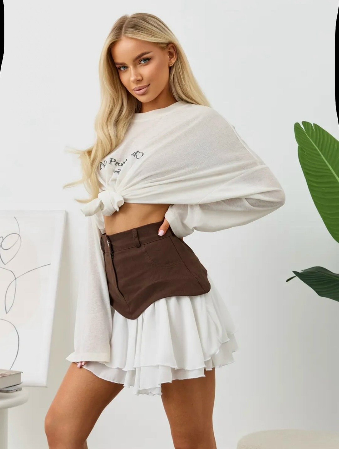 юбка мини,короткое платье,лонгслив pafosno летняя коллекция,юбка женская,белая мини юбка