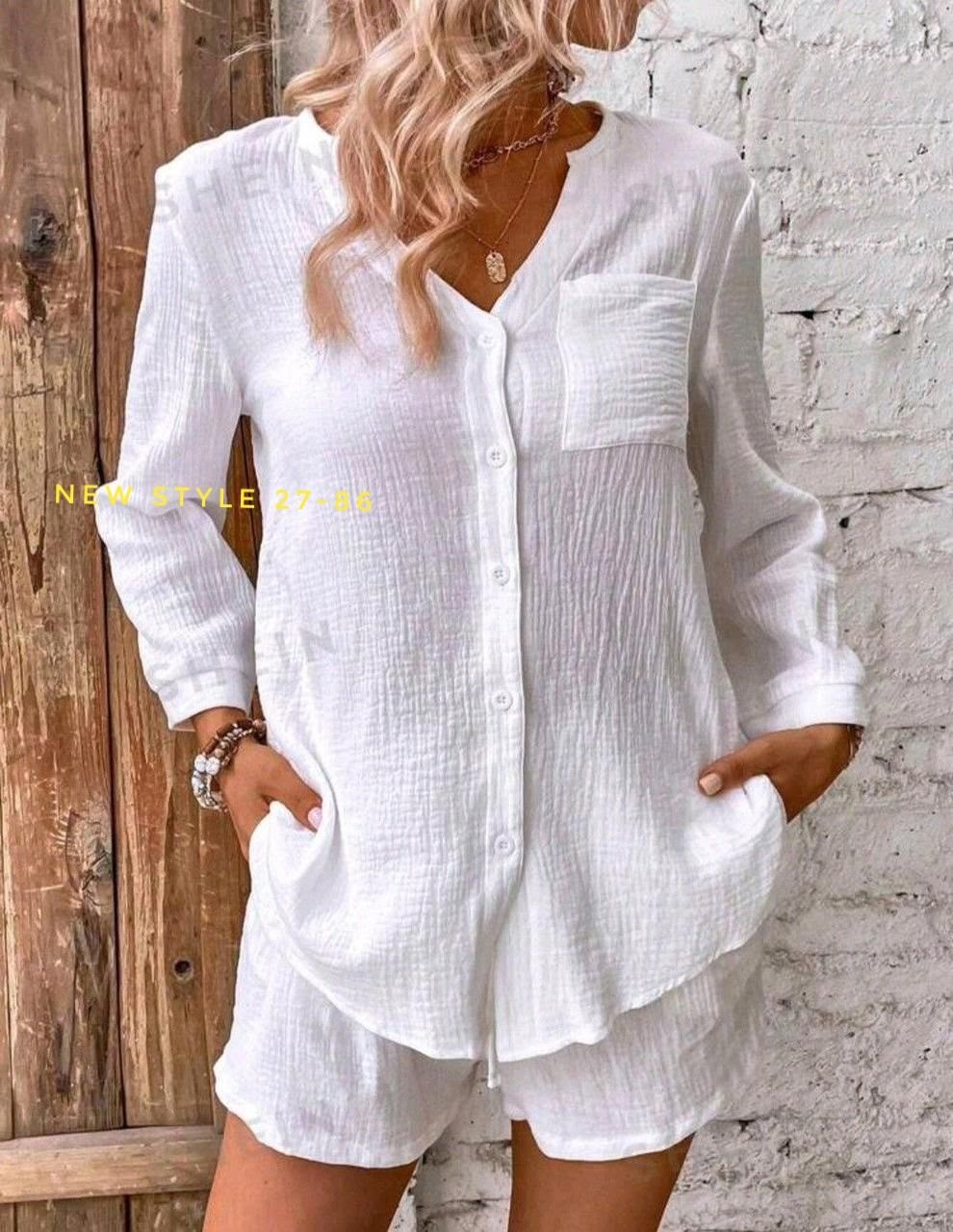 летние костюмы,летняя одежда для женщин,костюм женский,костюм с шортами и рубашкой,костюм женский с шортами летний