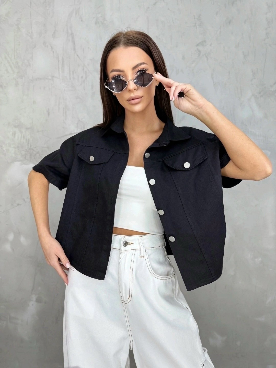 куртка джинсовая оверсайз джинсовка весенняя h&t fashion shop,рубашка джинс,блузка женская,женские блузки и рубашки,женская джинсовая куртка