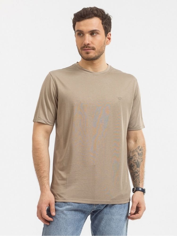 бежевая футболка мужская,футболки мужские,бежевая футболка,песочная футболка,футболка