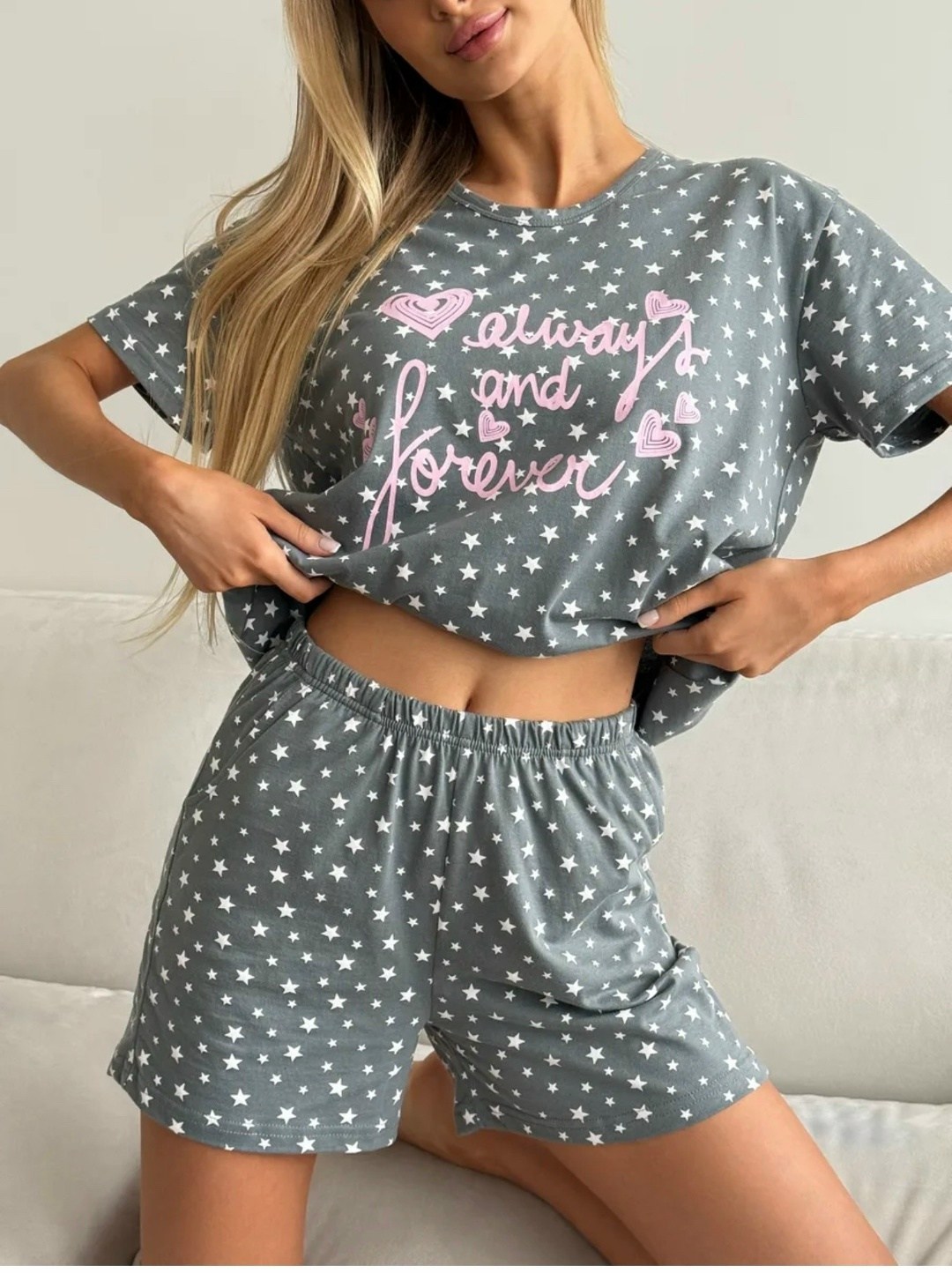 пижама женская с шортами,пижама с шортами laik moll,пижама с шортами,женские пижамы,пижама с шортами хлопок deby do 241962925