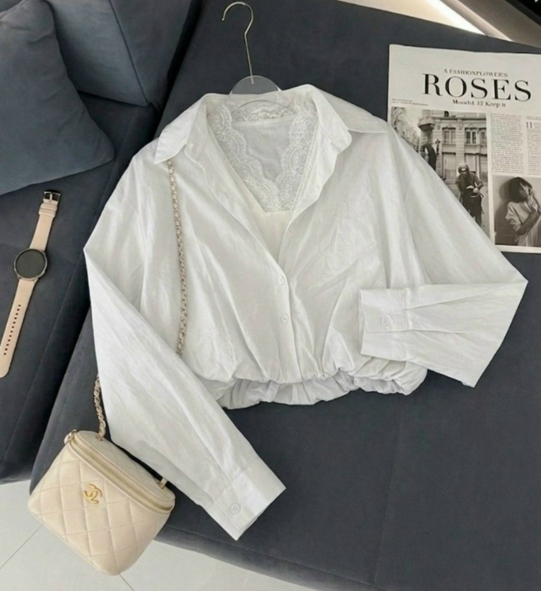блузка с оборками,повседневная блузка,блузка женская,модная блузка,белая женская блузка