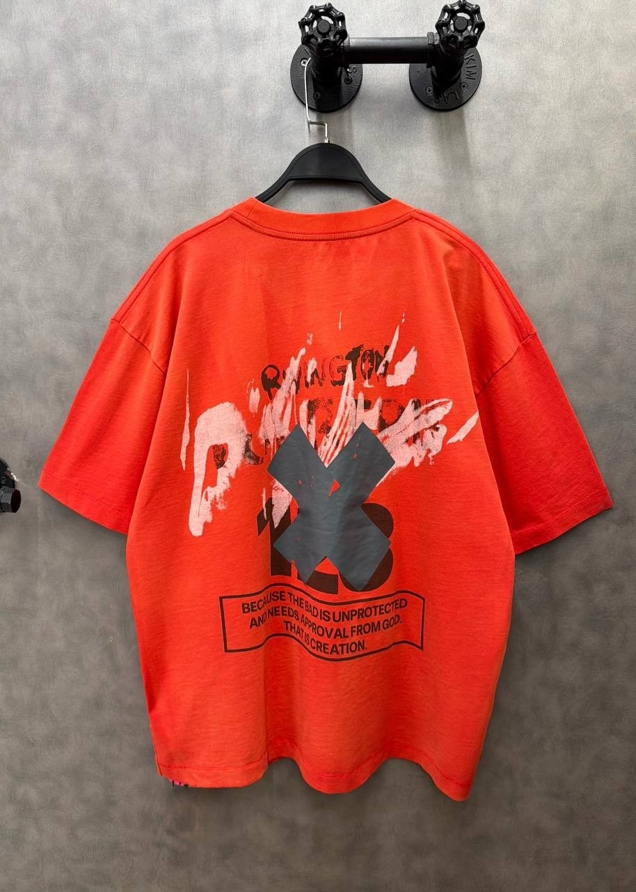 оранжевая футболка,футболка,футболки оверсайз мужские,футболка с принтом,футболки дизайн