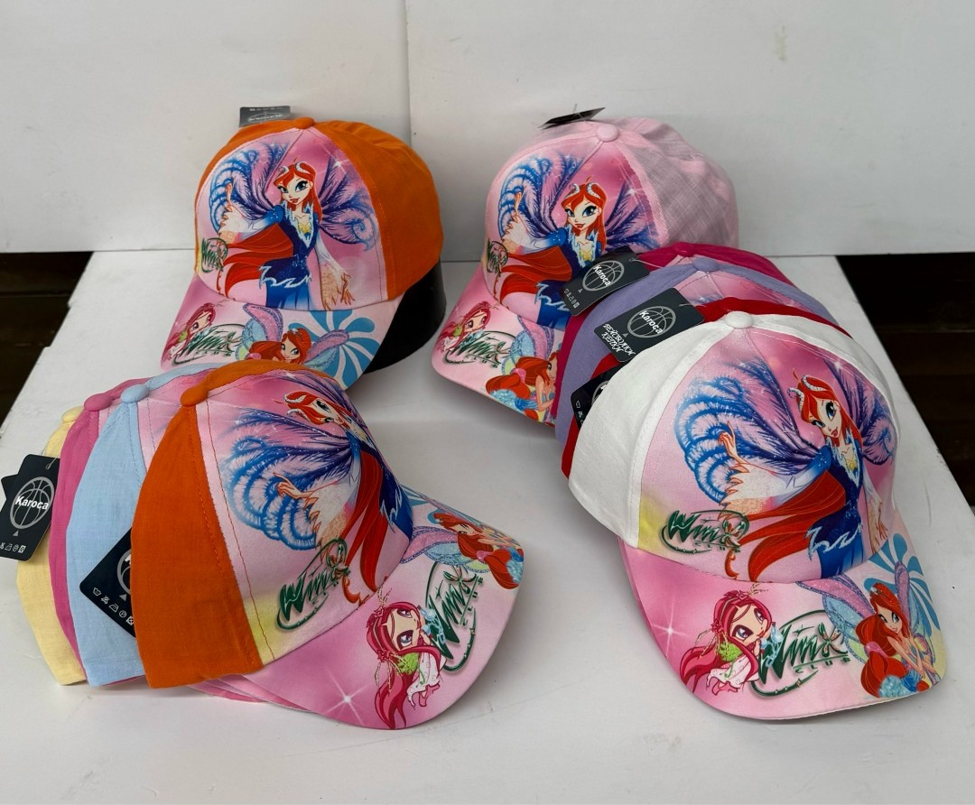 кепка для девочек,бейсболка winx,кепка винкс,кепка детская для девочки,бейсболка для девочек
