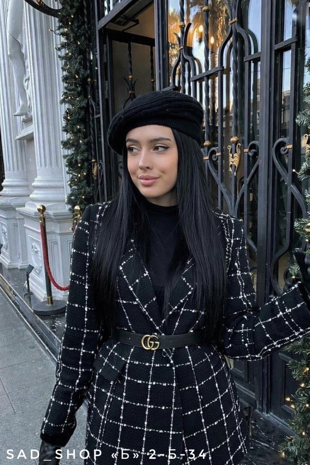 твидовый жакет,твидовый пиджак,пиджак твидовый в клетку,пиджак женский,жакет