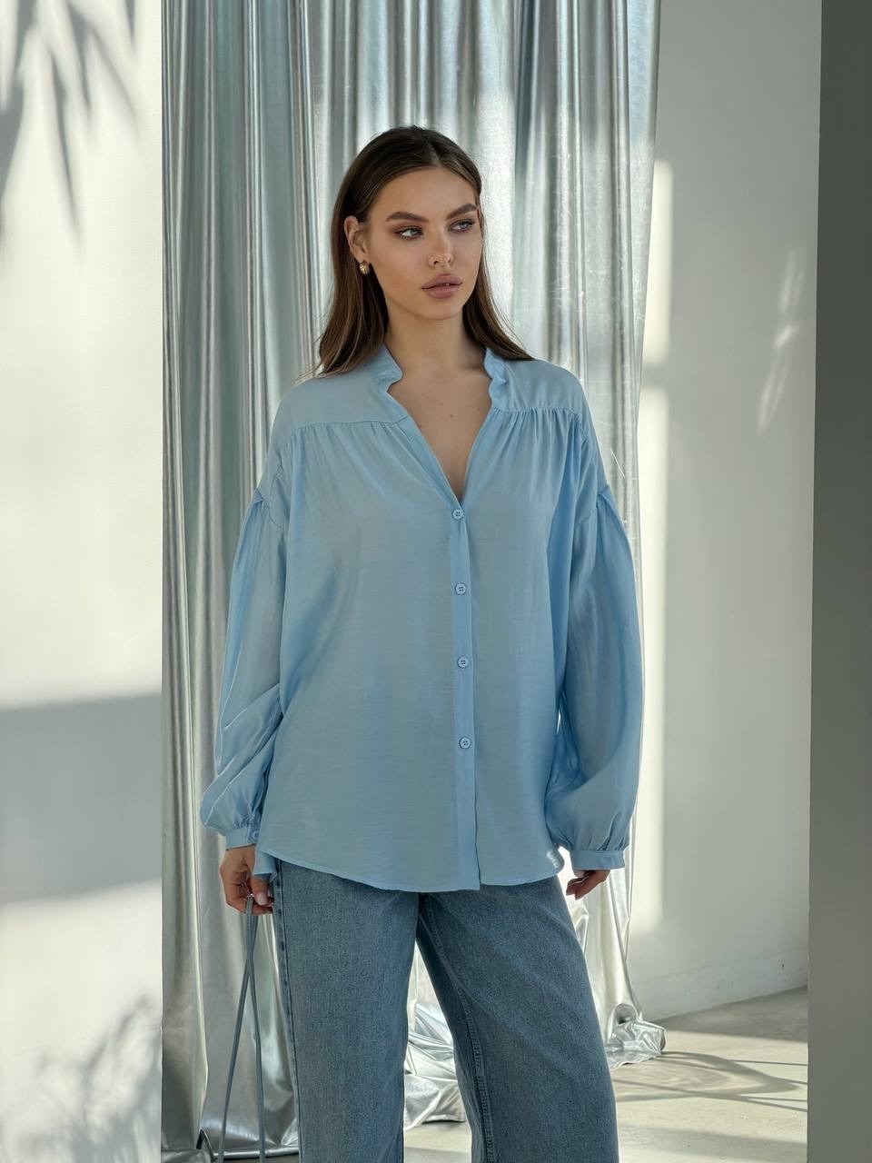 стильная рубашка,блузка голубая,женская рубашка,стильная блузка,рубашка