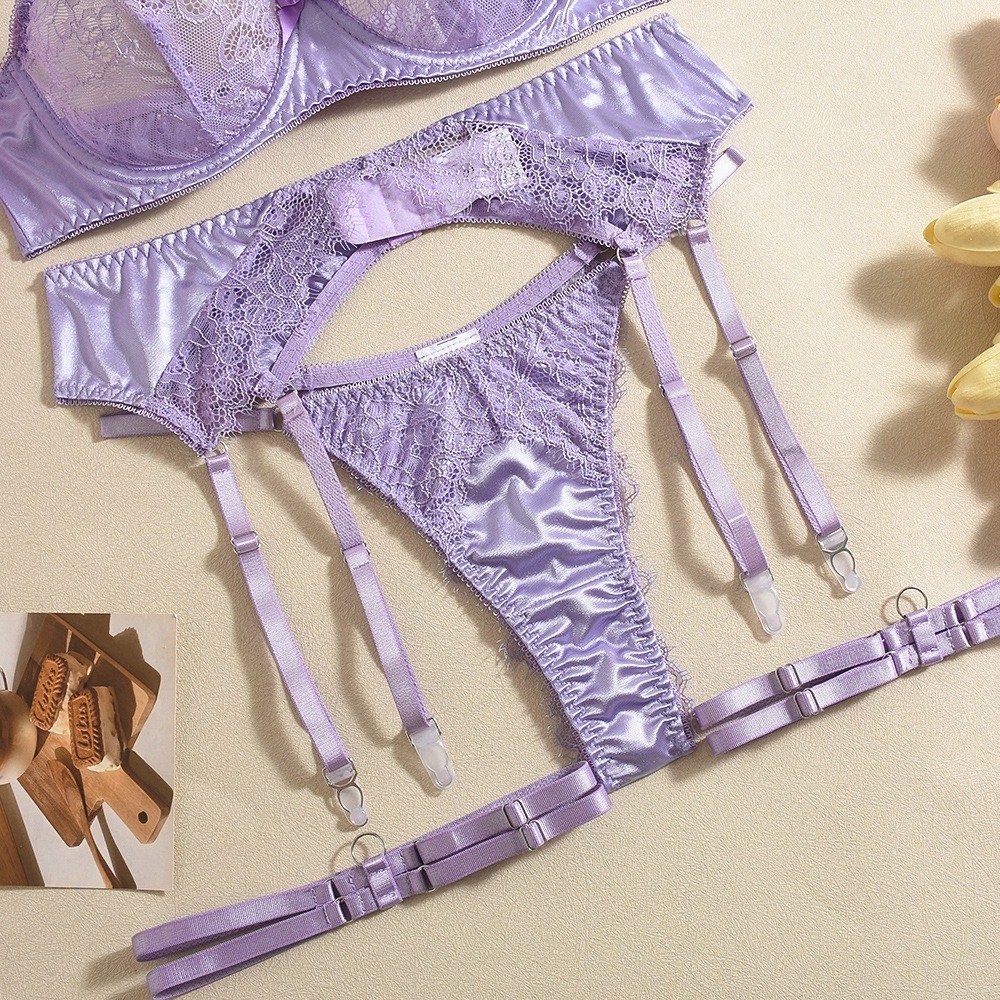 сексуальное нижнее белье,женское нижнее белье,бюстгальтер "lavender",нижнее белье комплект,purple lace lingerie