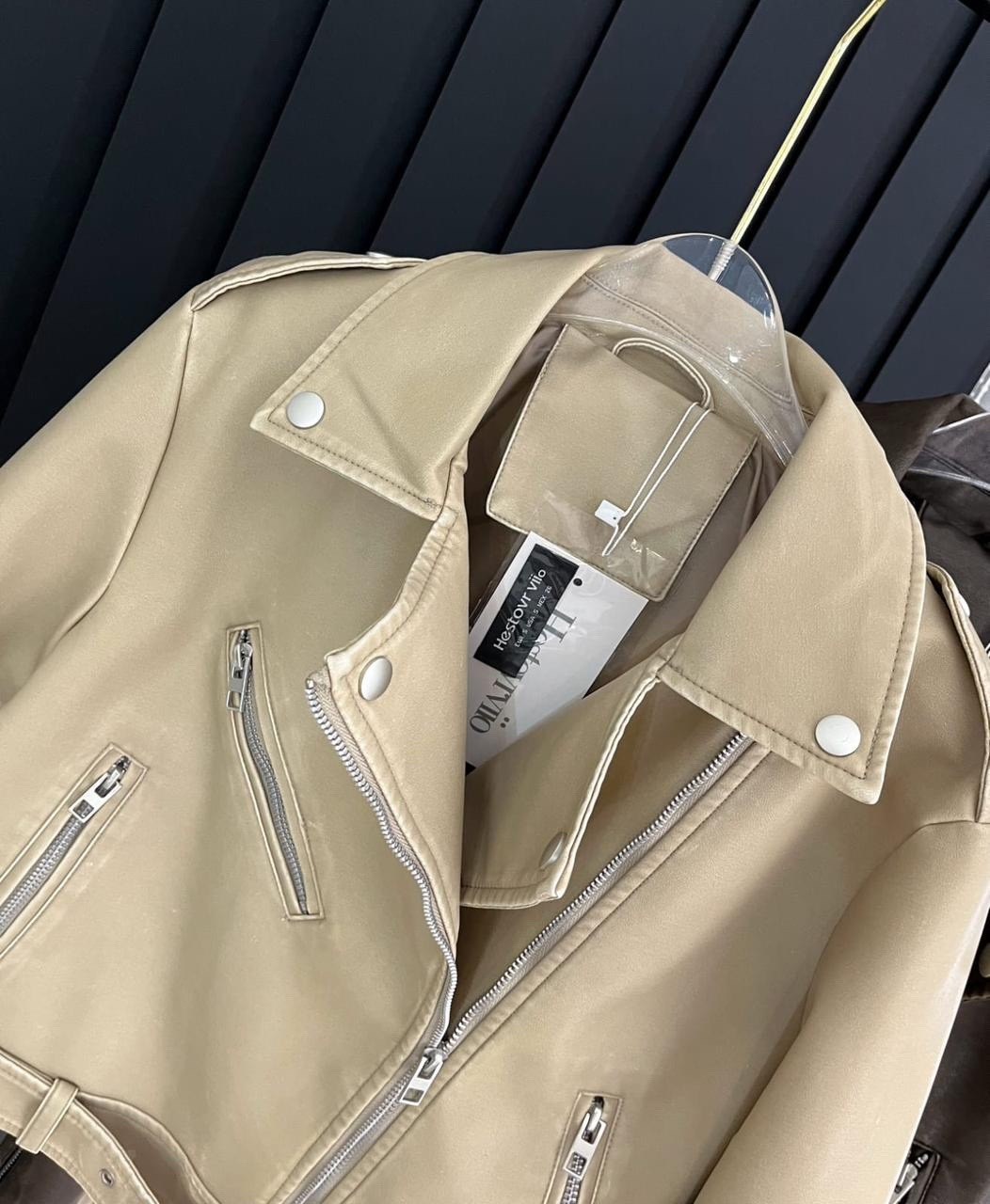 женская укороченная куртка из искусственной кожи,куртка кожаная,куртка косуха,куртка косуха кожаная,косуха