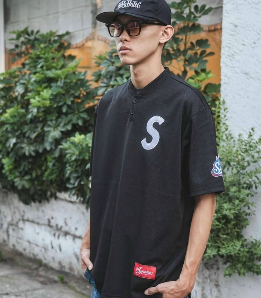 baseball jersey,футболки мужские,бейсбольная майка supreme x mitchell & ness downtown hell черная,футболки и майки