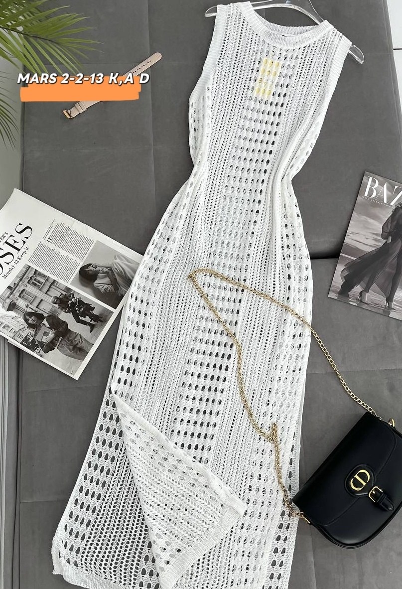 вязаный сарафан,вязаная одежда,вязаная туника,вязаное платье,платье ажурное