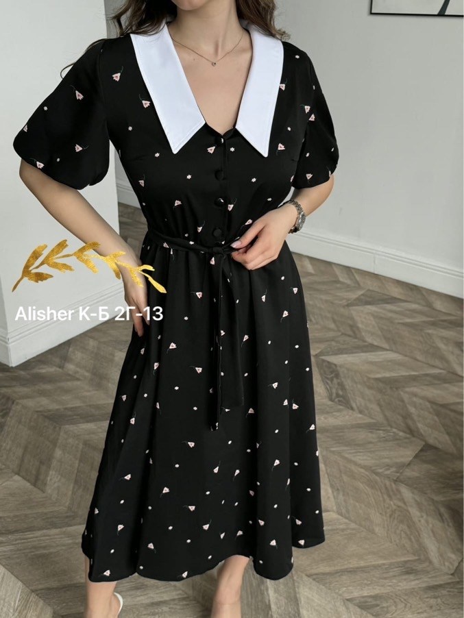 женское платье,платье,платье женское летнее,платье миди,платье с воротником