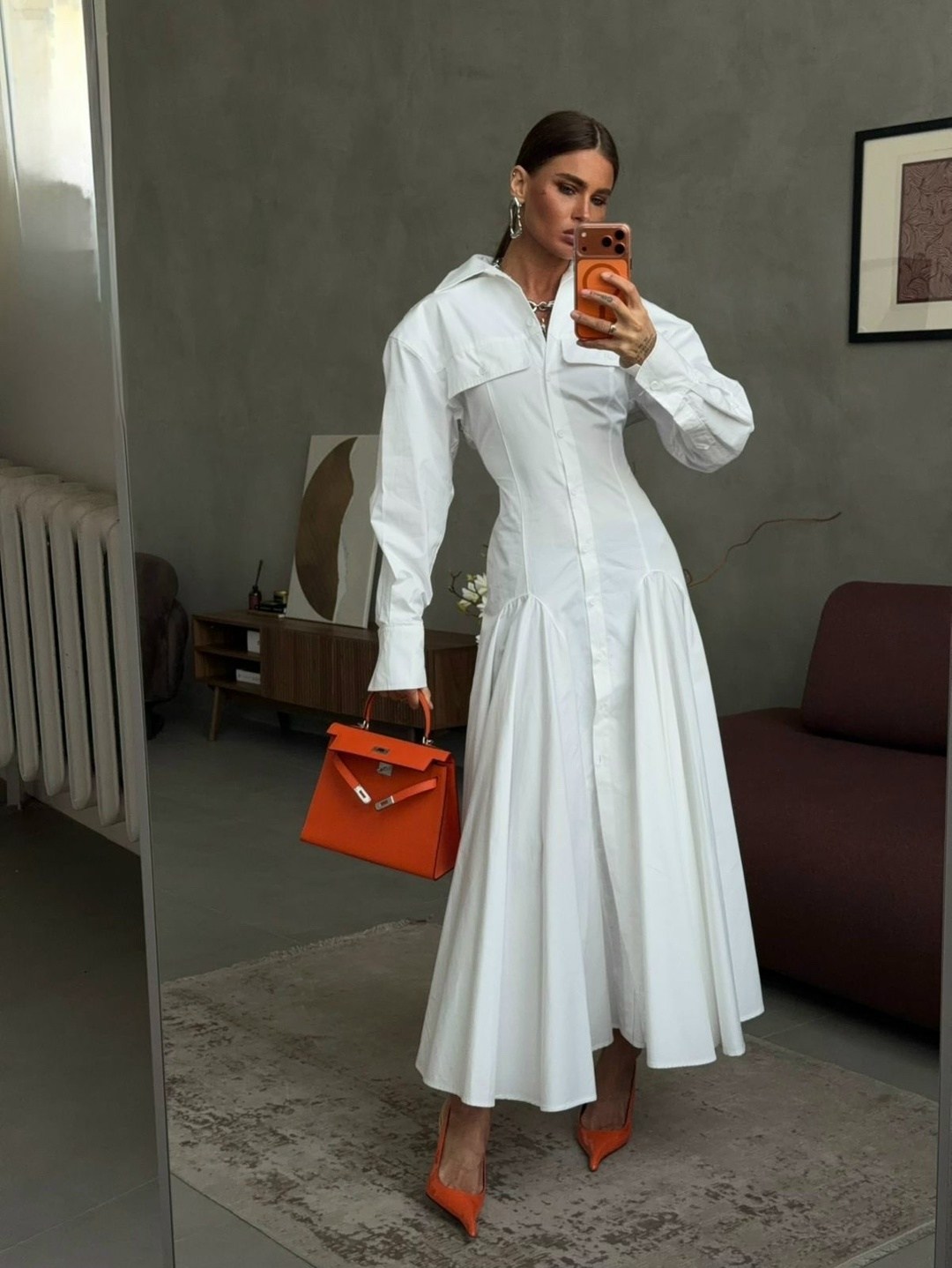 элегантные наряды,платье рубашка,платье стиль,хлопковое платье,платье стильное