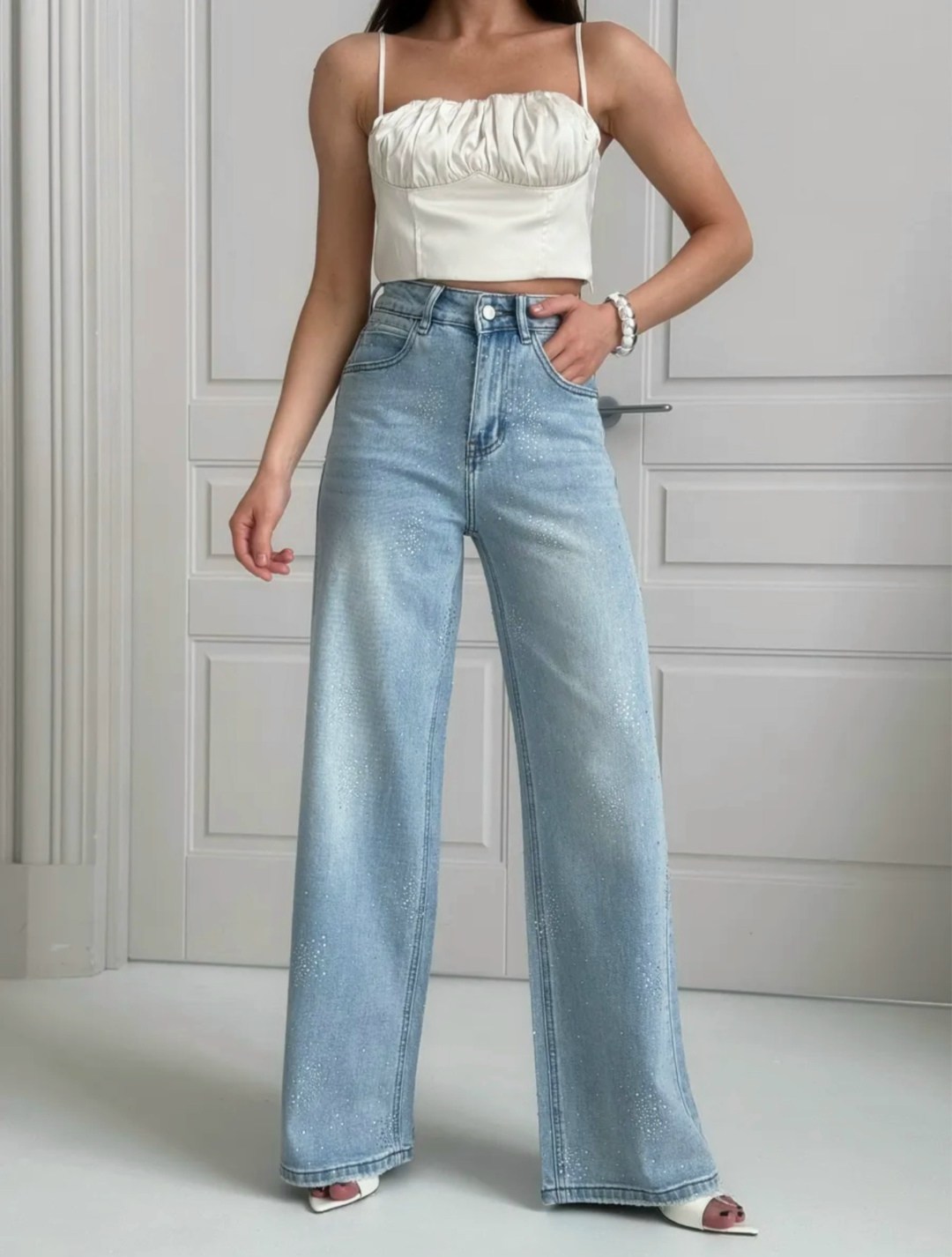 женские джинсы,широкие джинсы,джинсы женские широкие,джинсы хлопок,брюки джинсы