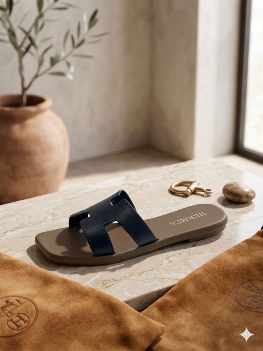 ,шлепки hermes oran,кожаные шлепанцы,шлепанцы hermes,hermes oran sandals