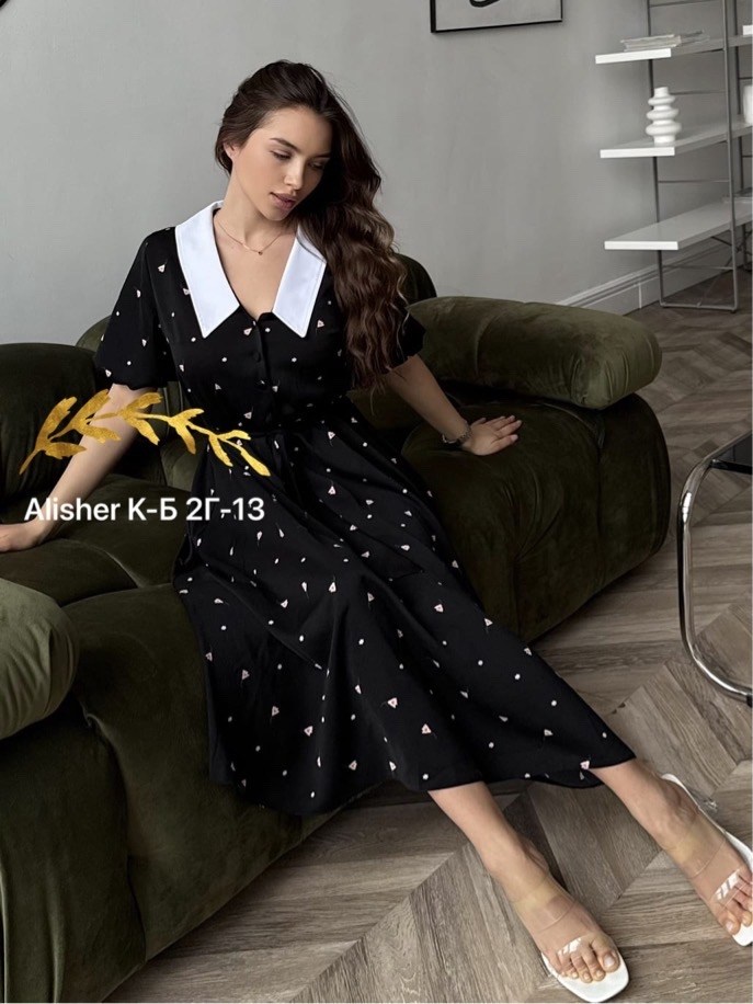 женское платье,платье,платье женское летнее,платье миди,платье с воротником