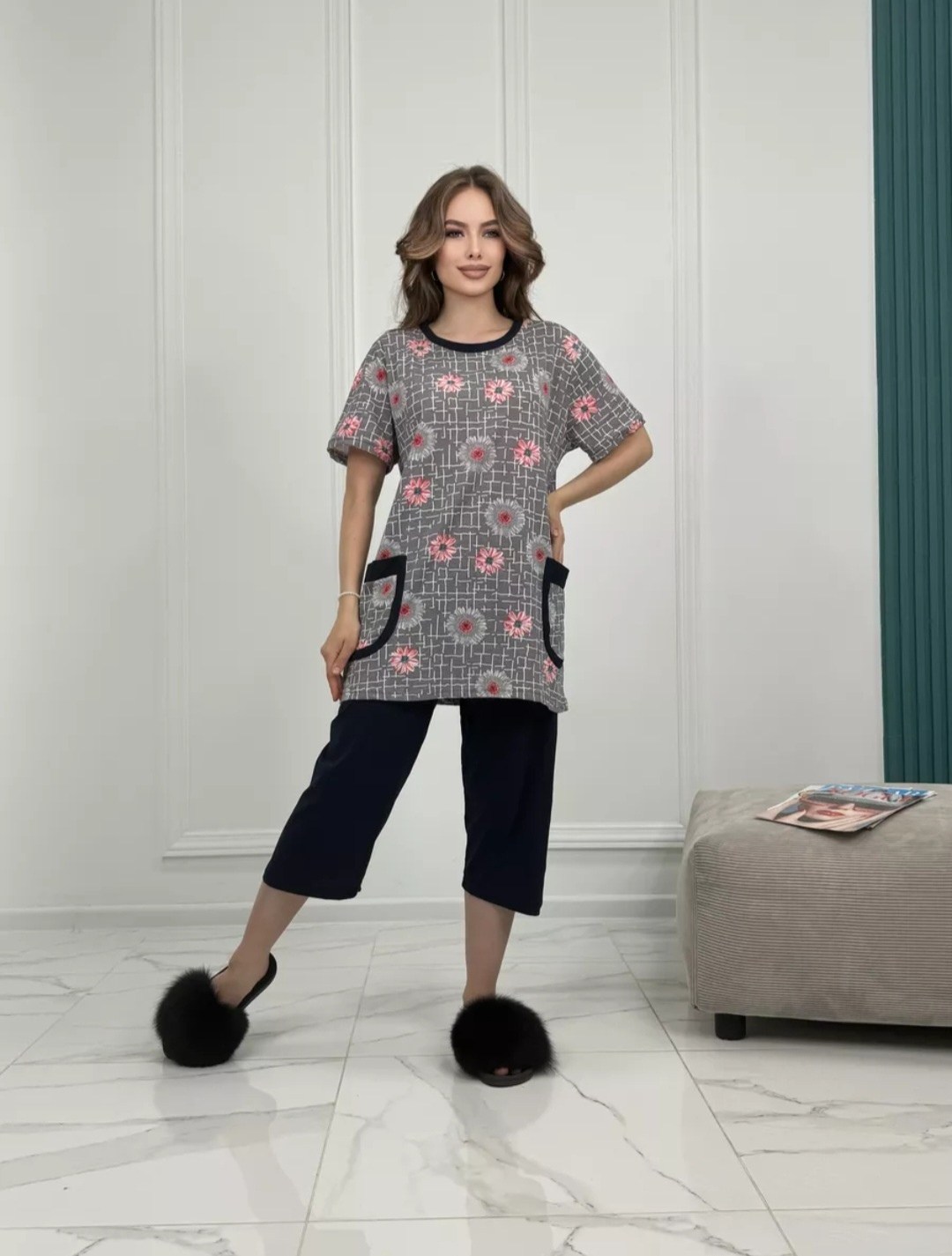 домашний костюм женский с бриджами,домашний костюм с бриджами пижама,домашний костюм с бриджами,женская пижама с бриджами,костюм женский с бриджами