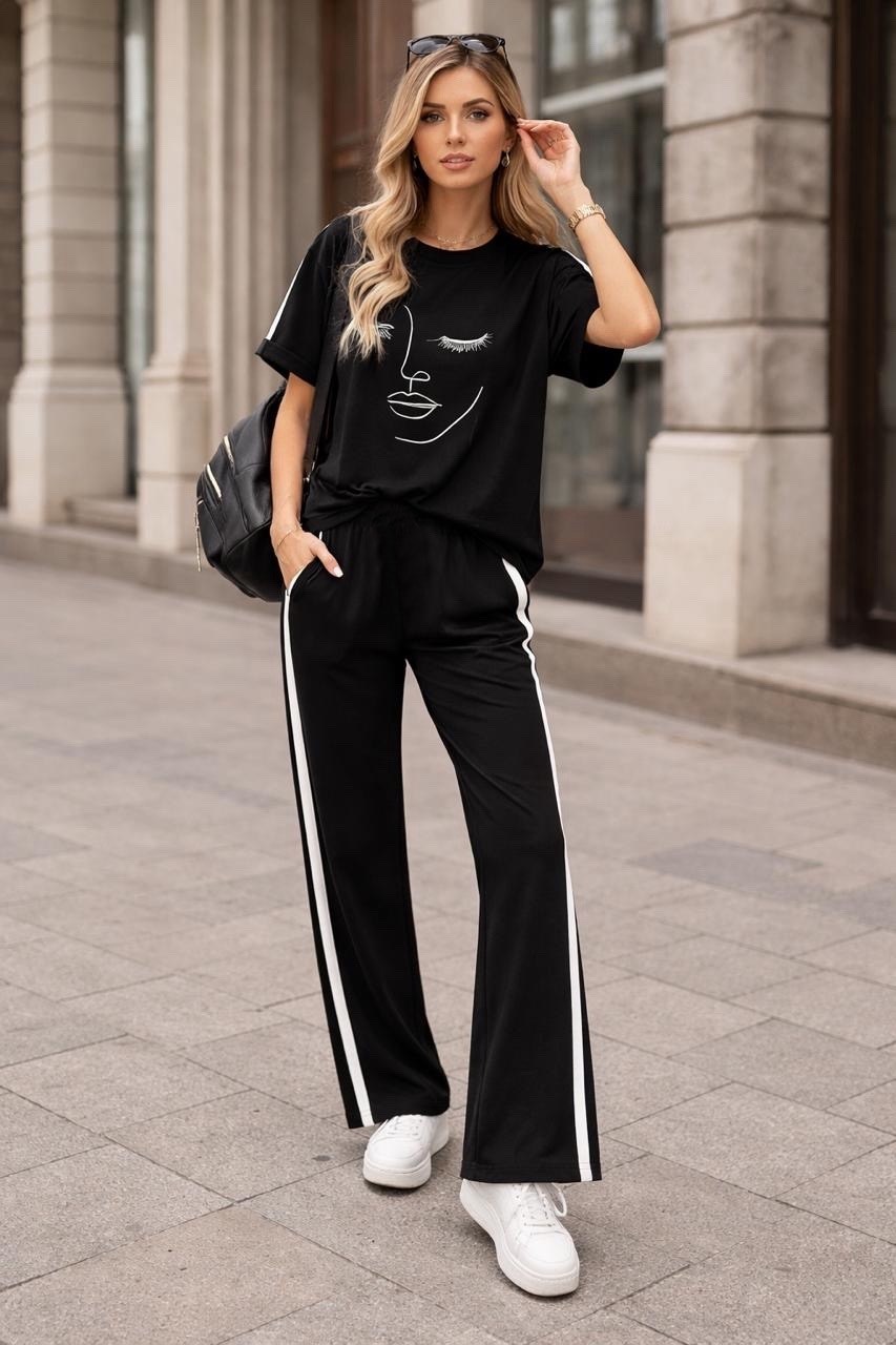 женский костюм,широкие брюки,брюки модные,костюм спортивный женский,