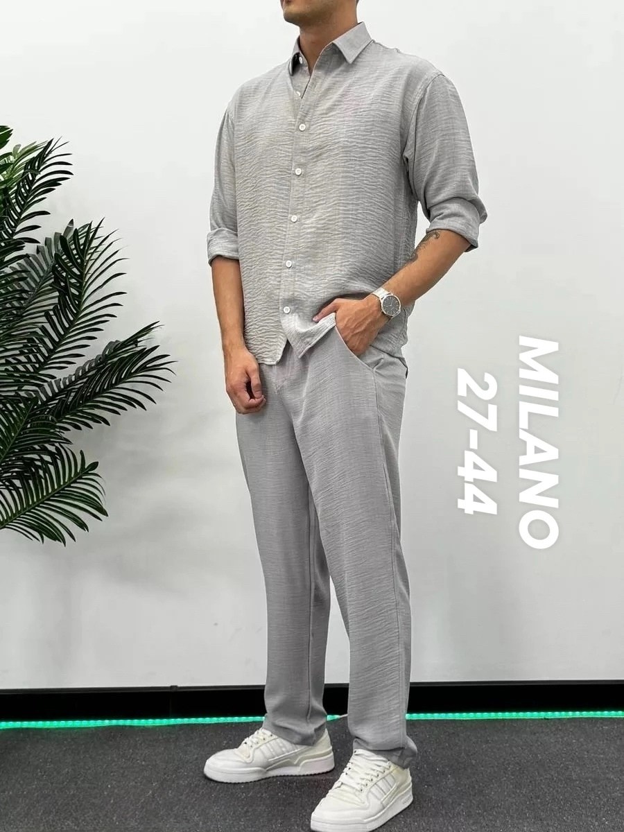 мужская рубашка с длинными рукавами,рубашка мужская,костюм мужской серый,стильная рубашка мужская,мужская льняная рубашка