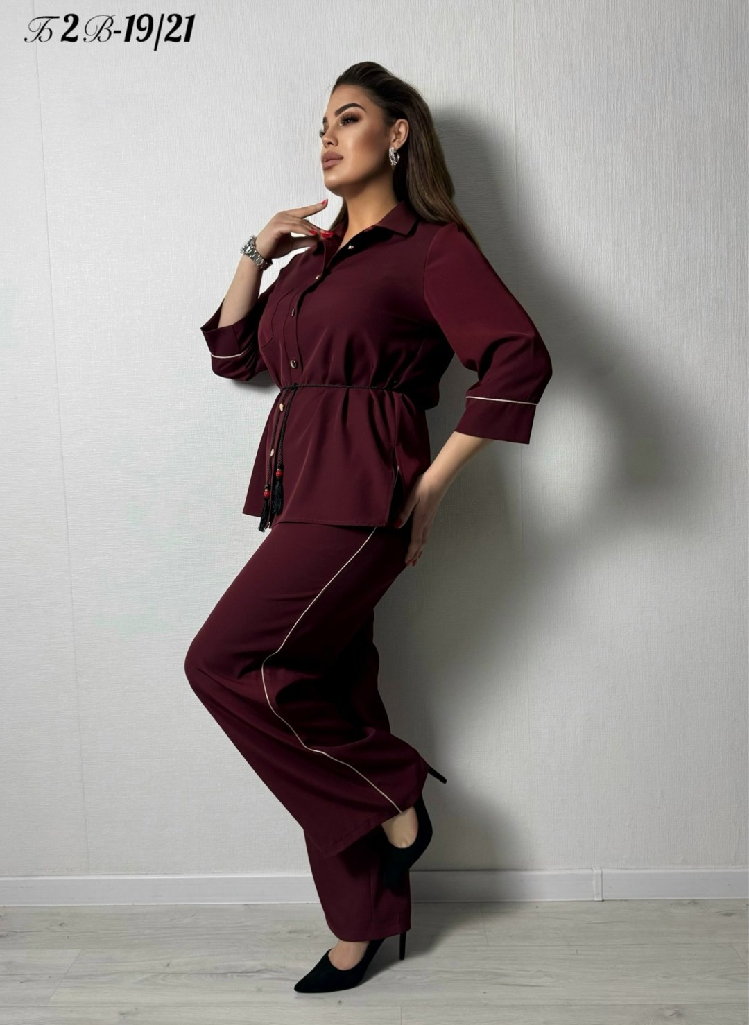 брючный костюм andina 928 черный,брючный костюм,брючный костюм черный,брючный комплект,брючный костюм женский