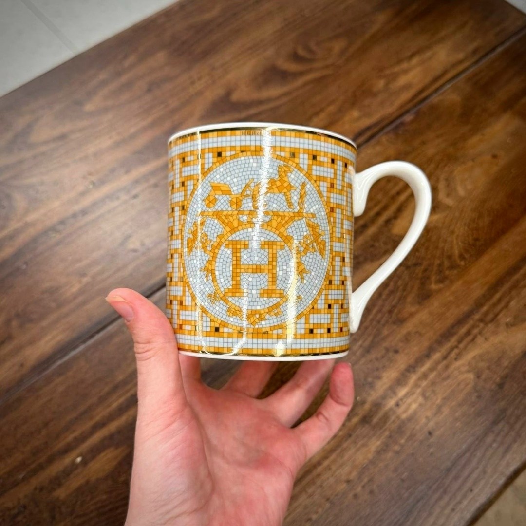посуда hermes,чайный набор в стиле hermes,кружка hermes,чайный сервиз hermes,hermes чашка кофейная