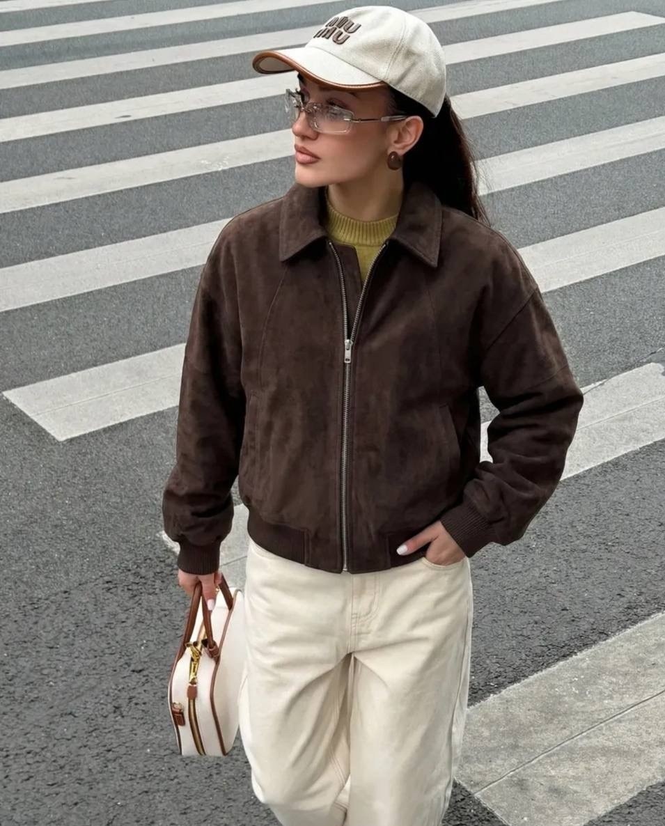 замшевая куртка,бомбер укороченный оверсайз замшевый куртка рабочего тренд saint shine,куртка бомбер,бомбер женская куртка,куртка из замши